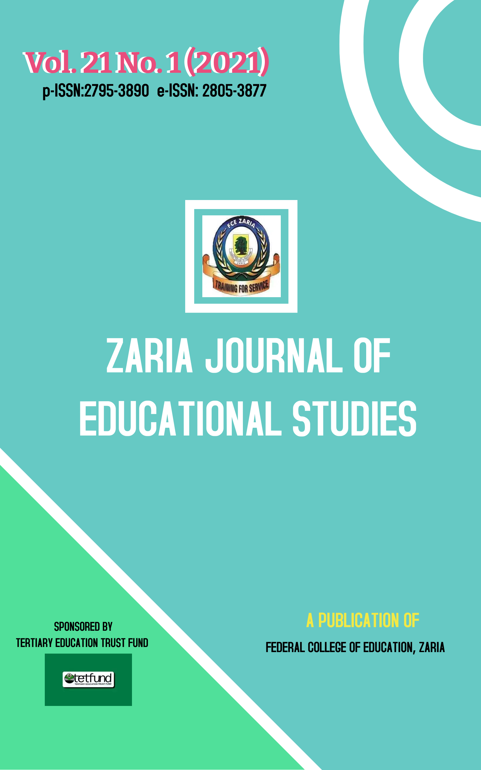 Zaria Journal of Educational Studies, ZAJES